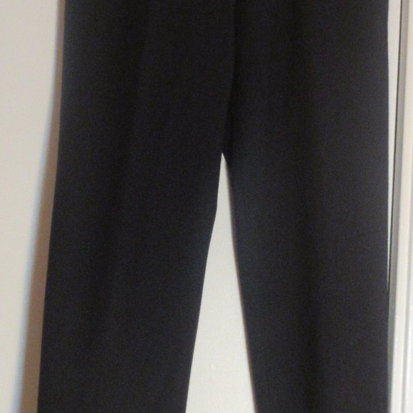 Vintage Conrad Wool  Blend Lining Woman Pants Stretch Black  Size 8 - Picture 8 of 10